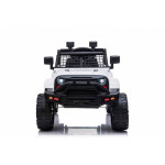 Elektrické autíčko - Jeep Dark Night - nelakované - biele